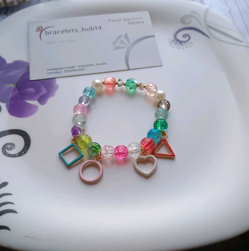 Colorful Charm Beaded Bracelet