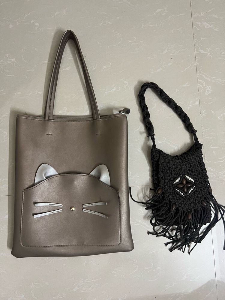 Cute Tote Bag &amp; Mini Ba