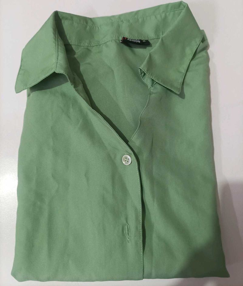 Green Casual Shirt