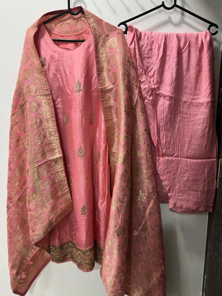 Pink Stone-work Salwar Suit