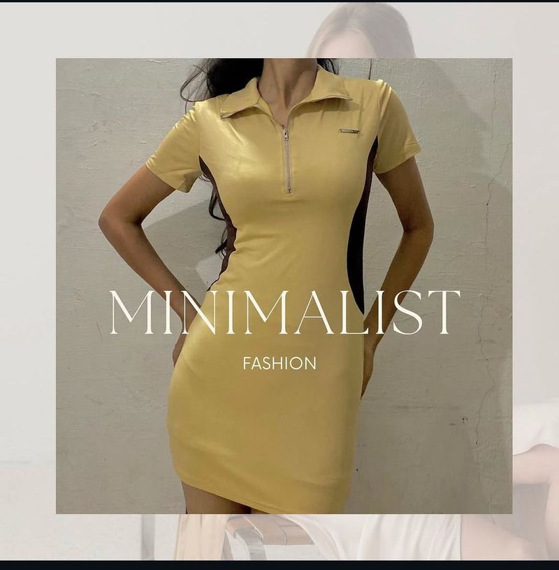 Women's Color Block Polo Dress