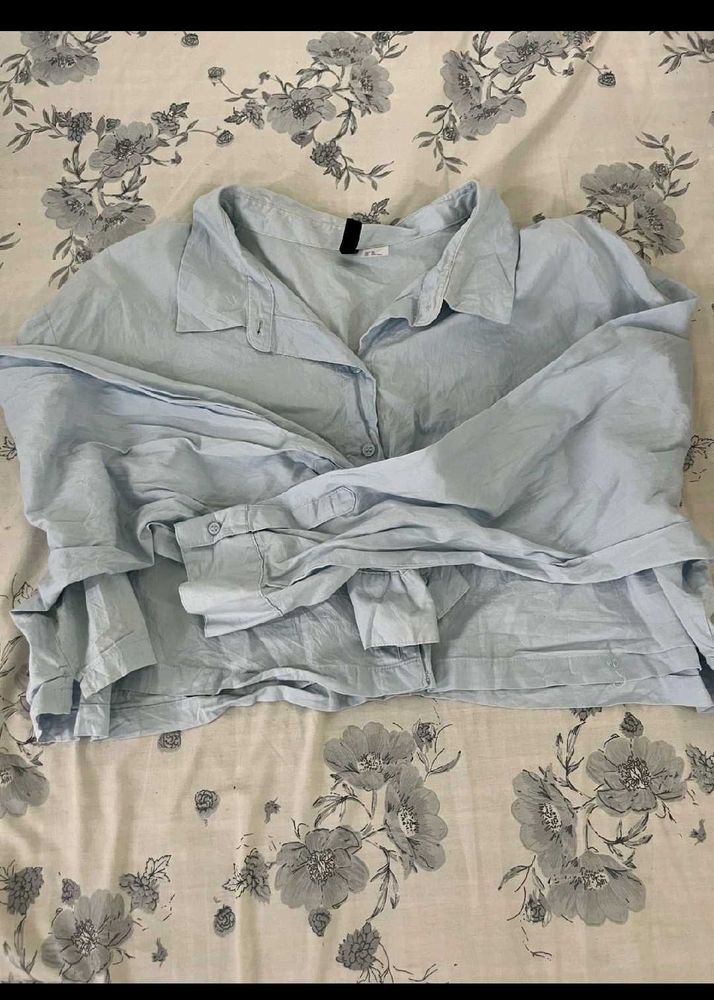 Light Blue Button-Up Shirt