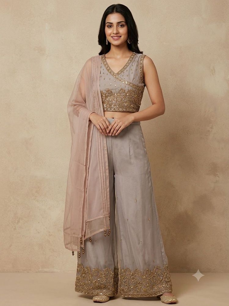 Designer Embellished Kurta Set