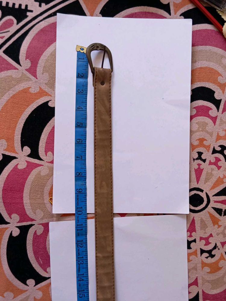 Tan Leather Belt