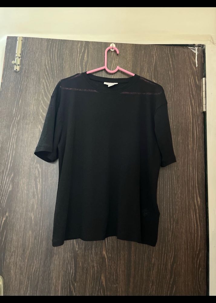 Classic mesh Black T-Shirt