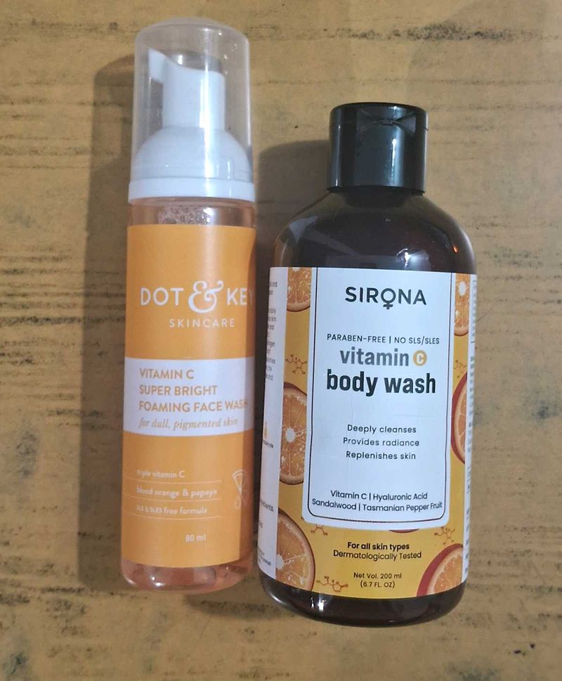 80% Off💥 Vit.C. Face Wash &amp; BodyWash Combo💥