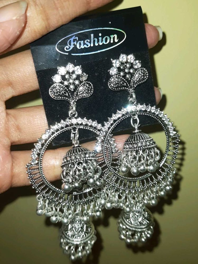 OXIDISED earrings, Party Earrings