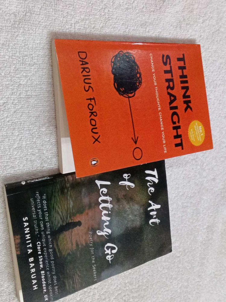 Think Straight &amp; The Art of Letting Go (2 Books)