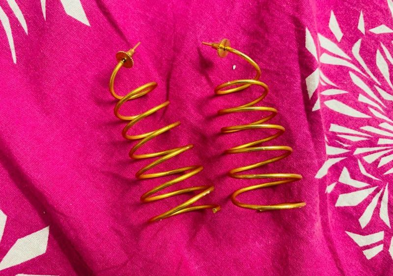 Spiral Drop Earrings