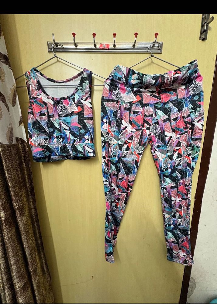 Printed Activewear Set