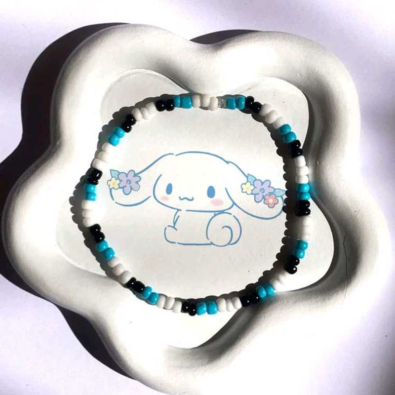 Beaded Bracelet with Cute Charm