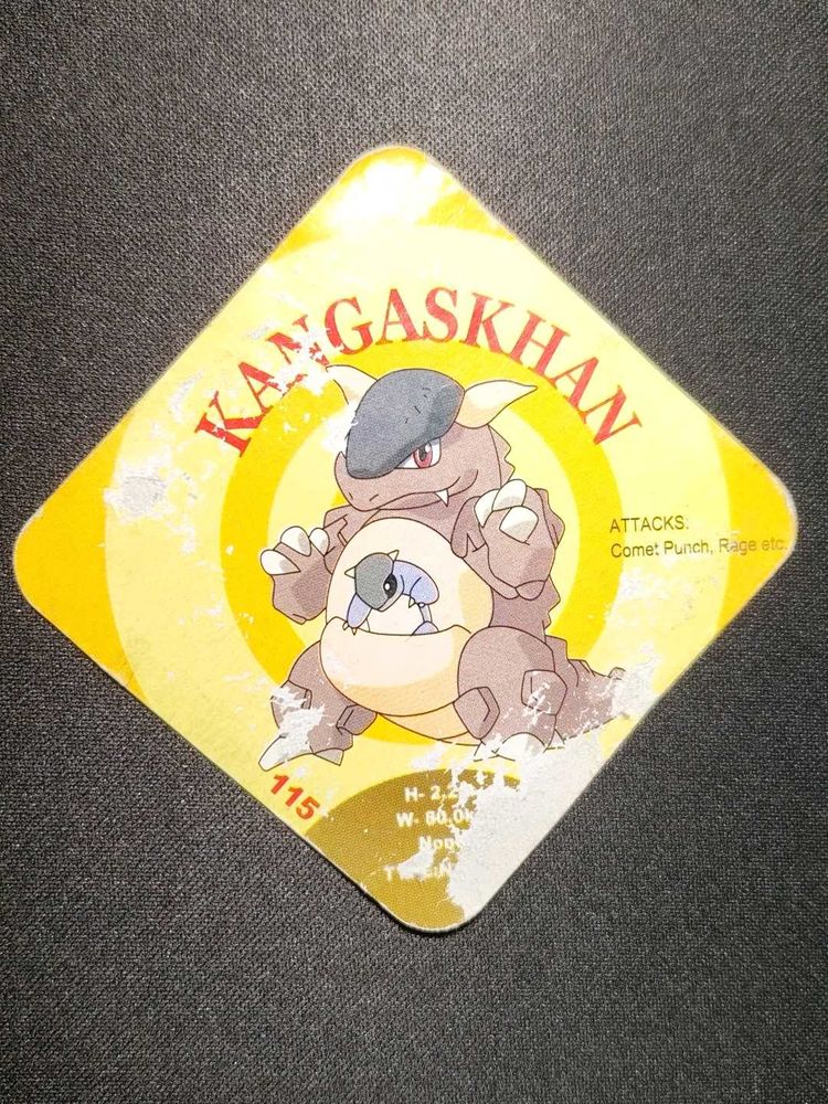 Pokemon Diamond card collectible KANGASKHAN
