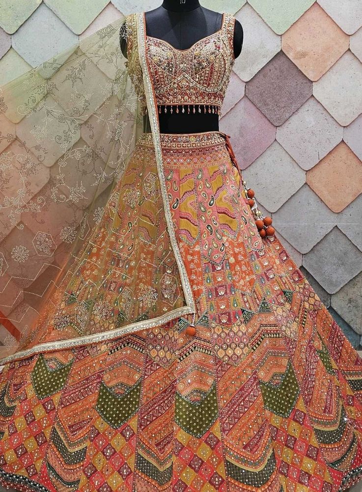 Embroidered Lehenga Choli Set