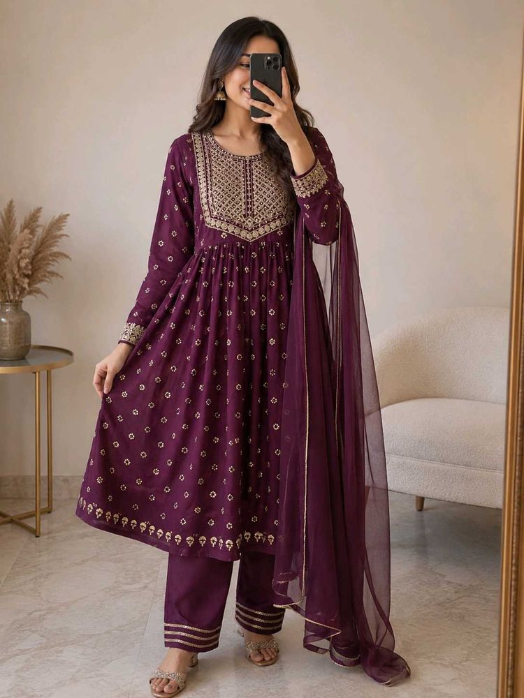Festive Wear Kurta Set Woth Dupatta