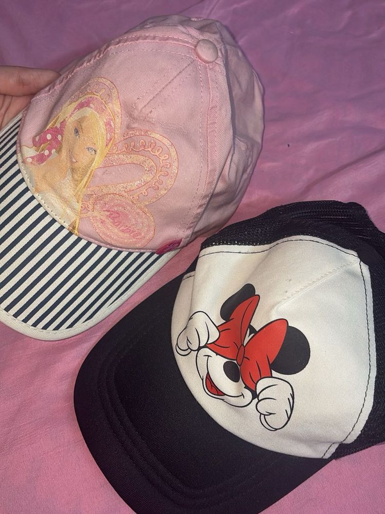 Cute Barbie &amp; Minnie Mouse Caps!