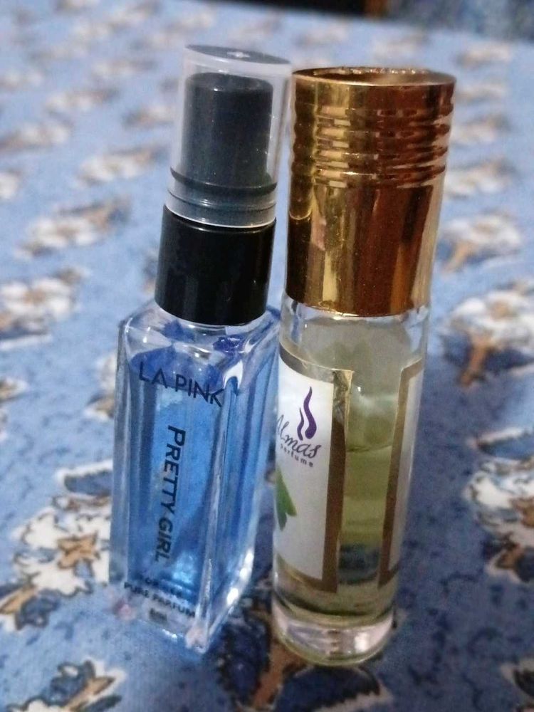La Pink Perfume and Attar Saffron 😃