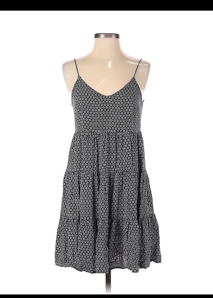 H&amp;M Tiered Mini Dress