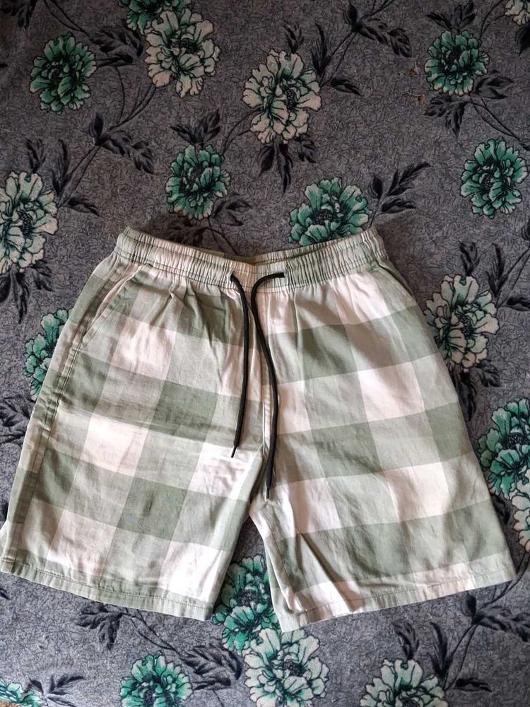 Checkered Casual Shorts