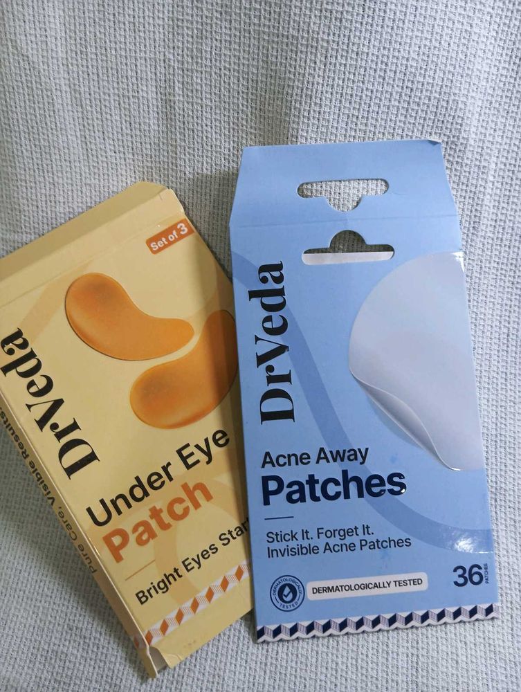 Dr Veda under eye patches and acne patche