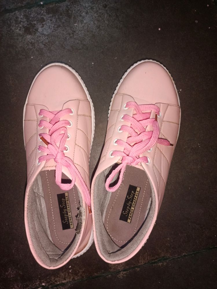 Pinky Flat Shoes  Highshoes