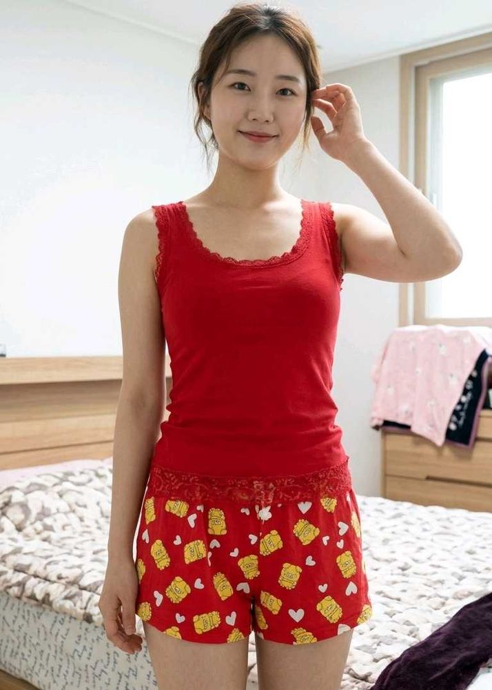 Cute Red Pajama Set