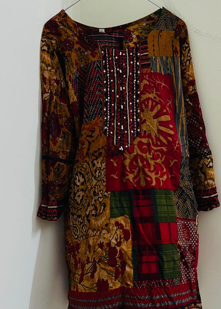 Boho Patchwork Kurta