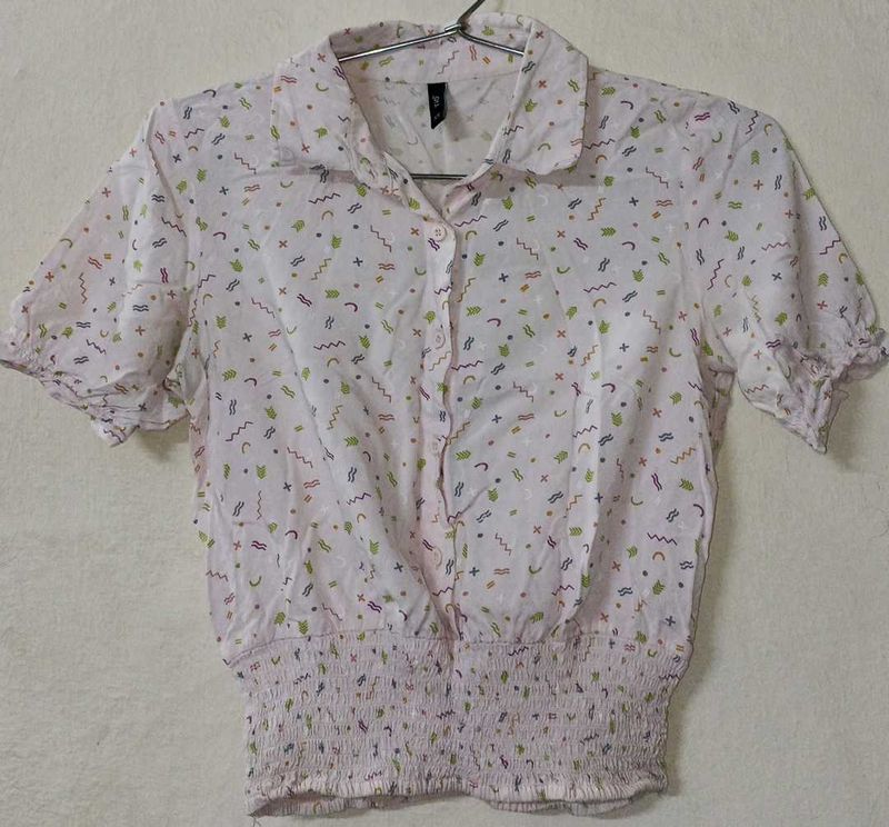 Cute Smocked Waist top