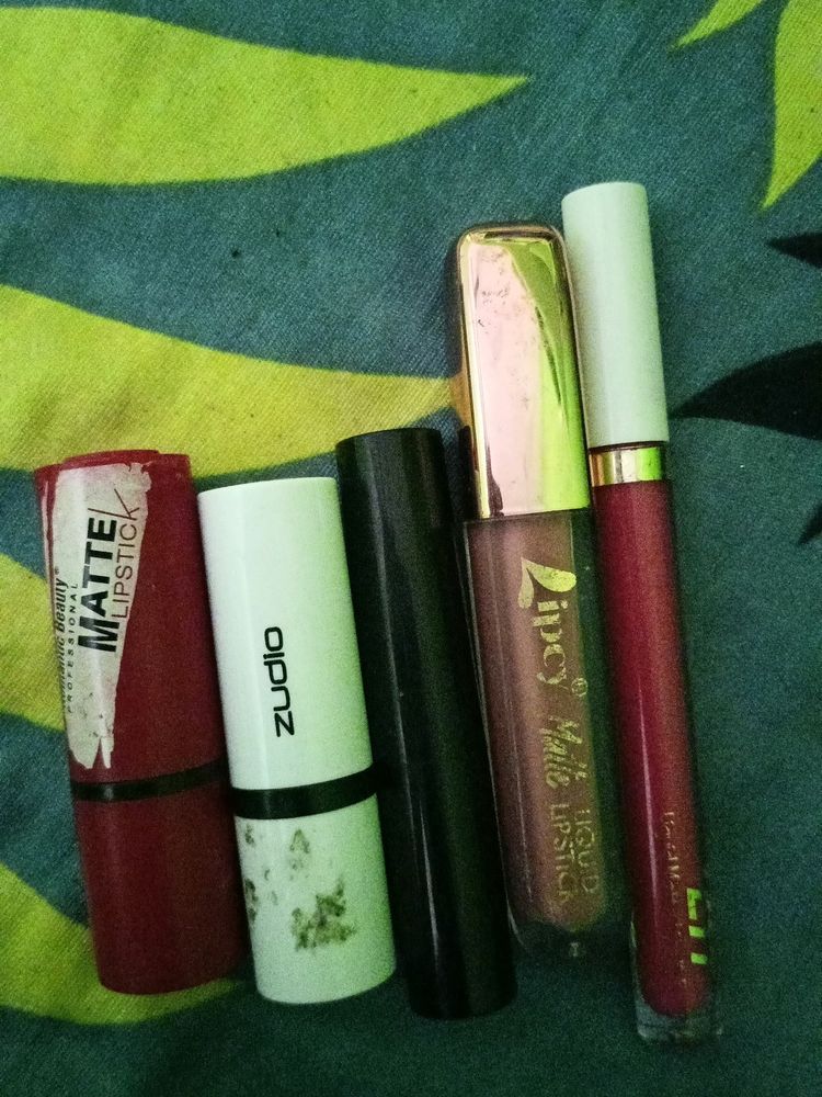 Zudio Myglamm Blue Heaven And 2 More Lipstick