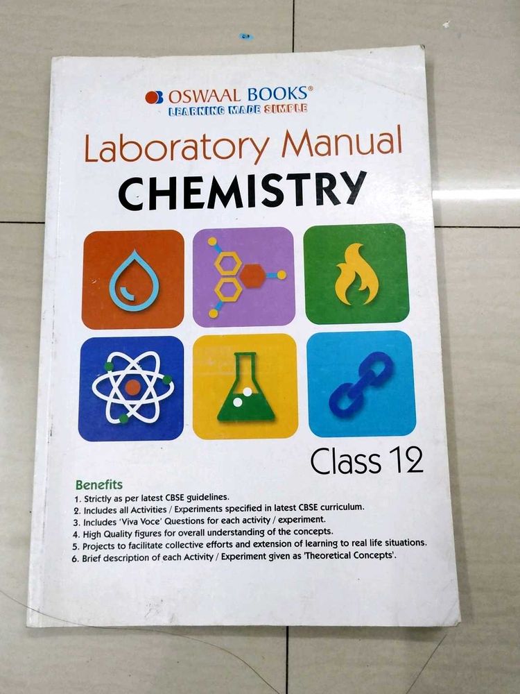 Oswalbooks Laboratory Manual Chemistry Class 12