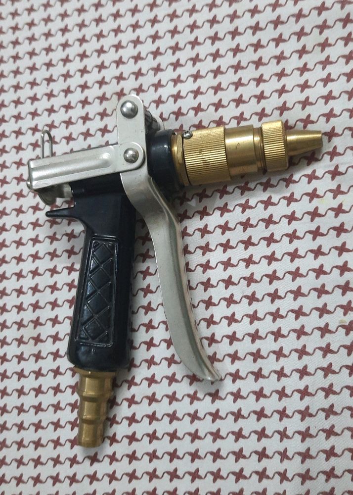 Water Spray Gun Multi Purpose Brass Nozzle Water Sprayer for Bike, Gardening, Car Wash High Pressure Washer