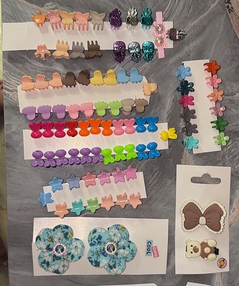 Assorted Cute Hair Clips kanjak