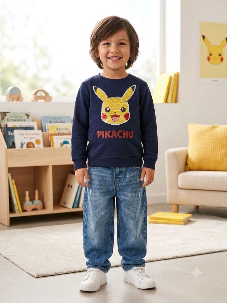 🌀 H&amp;M x Pokemon Pikachu Sweatshirt