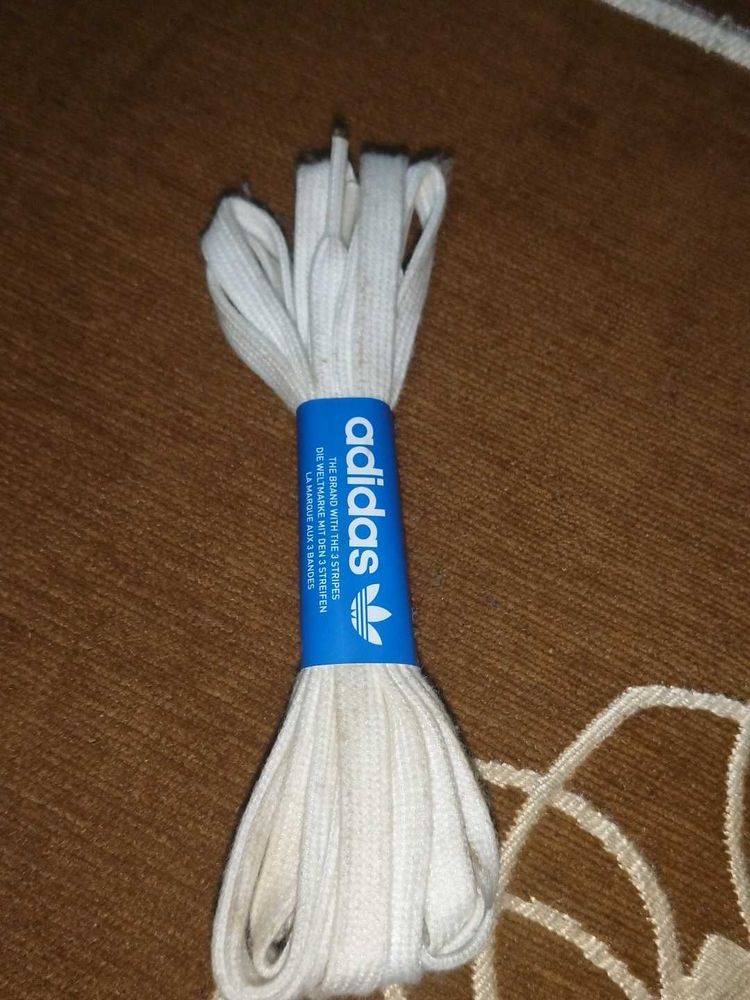 Adidas White Shoelaces