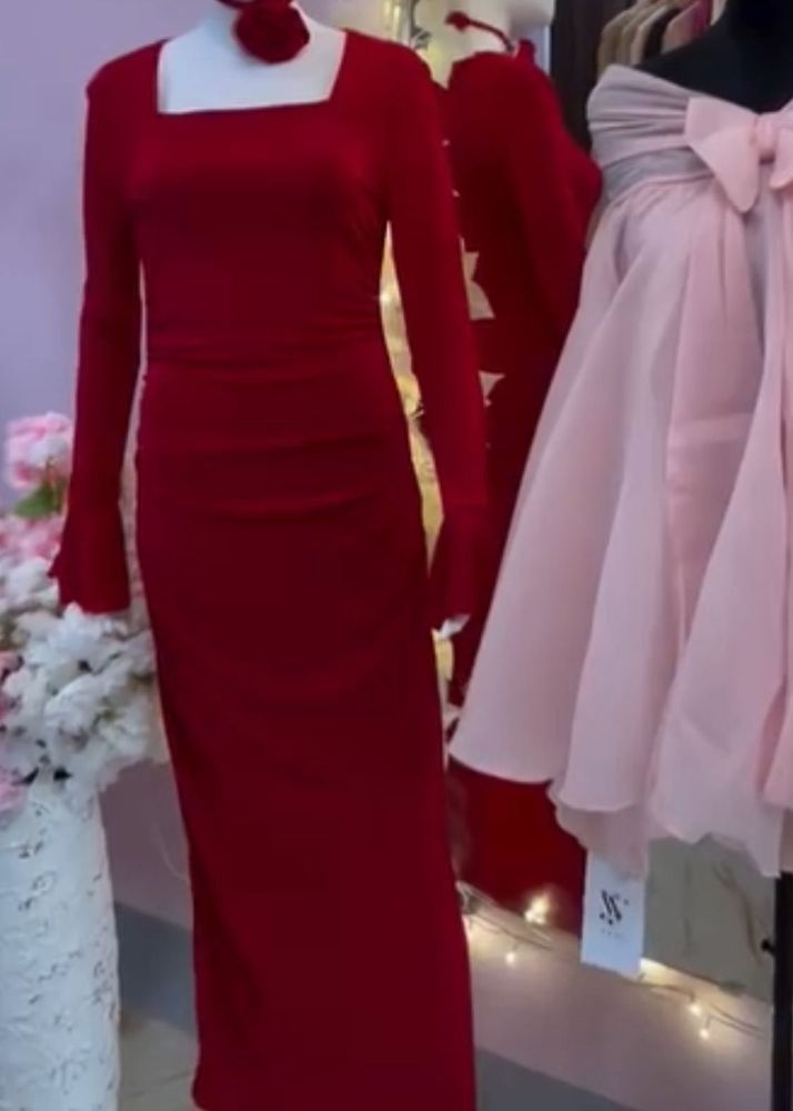 Elegant Red  Dress