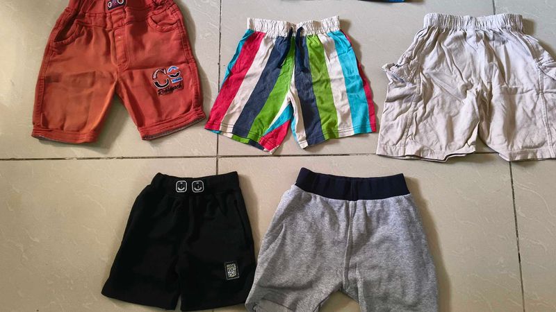 5 Kids' Assorted Shorts Bundle