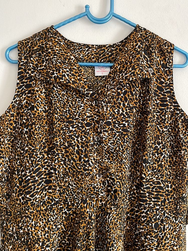Tiger Print Dress
