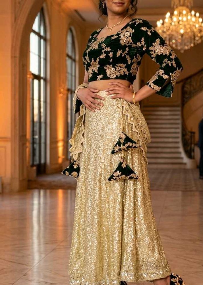 Designer Sequined Lehenga Choli