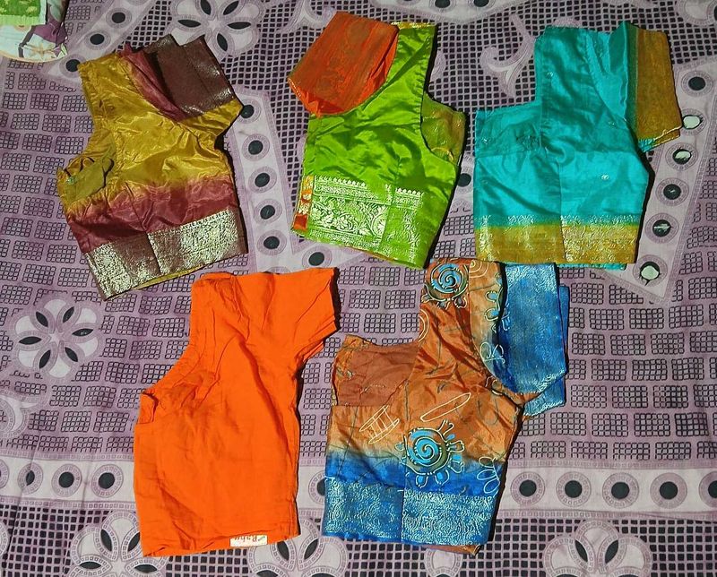 Assorted Sari Blouses