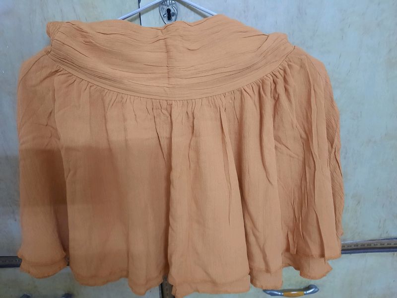 Sexy Short Skirt With Elasticated Waist Belt
