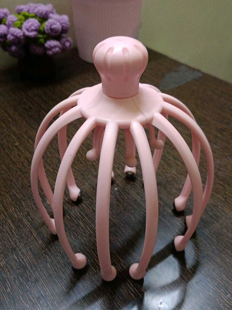 Pink Scalp Massager