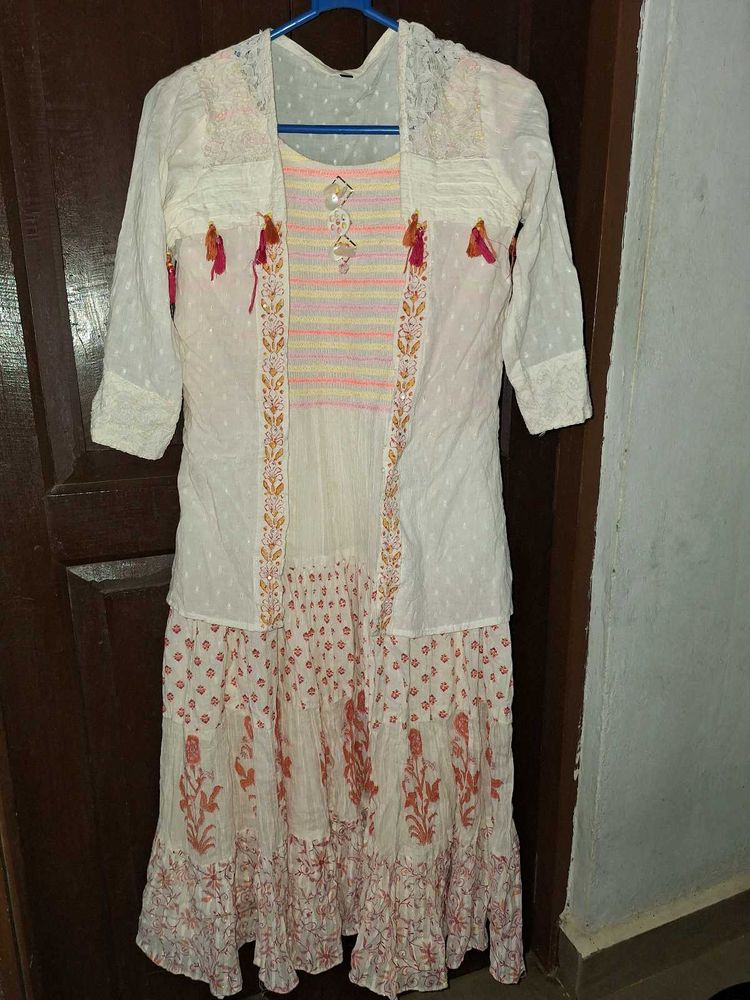 Off-White  2-Piece Kurta Set