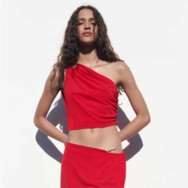 Limited Edition New Zara Buckle Top