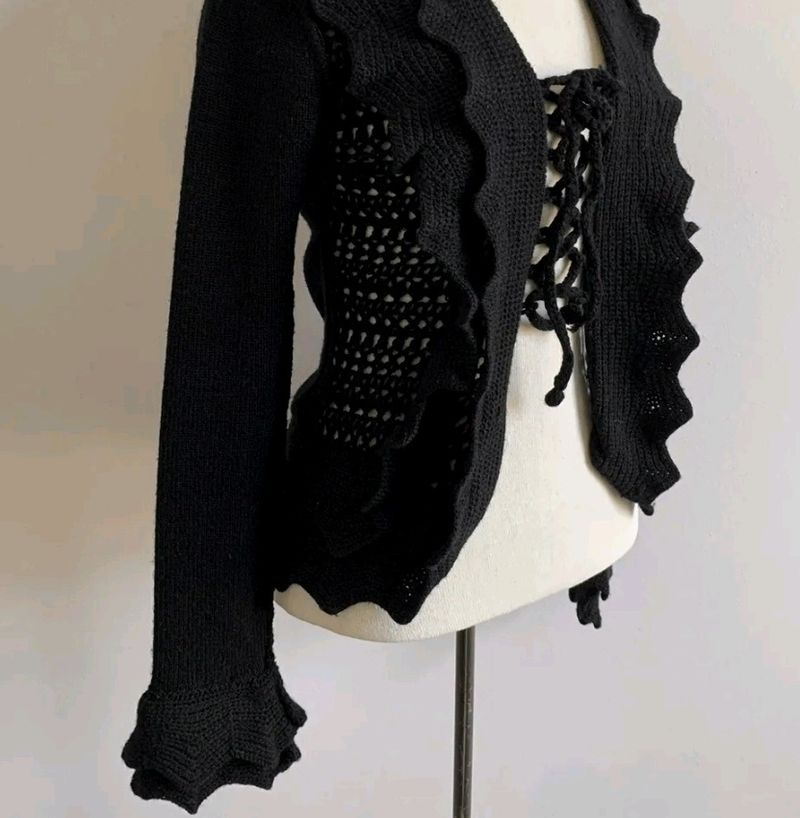 Wool  Black Swater
