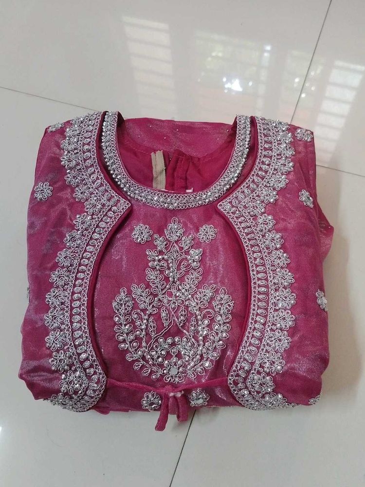 Stunning Pink Embroidered Lehenga Choli
