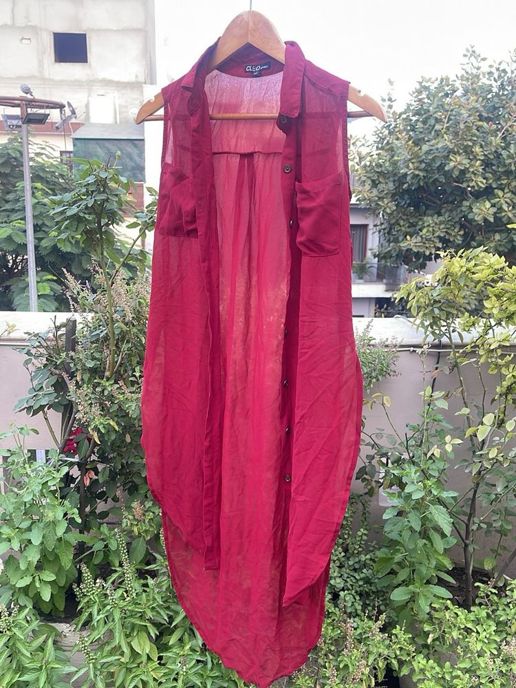 Stylish Sleeveless Long Top