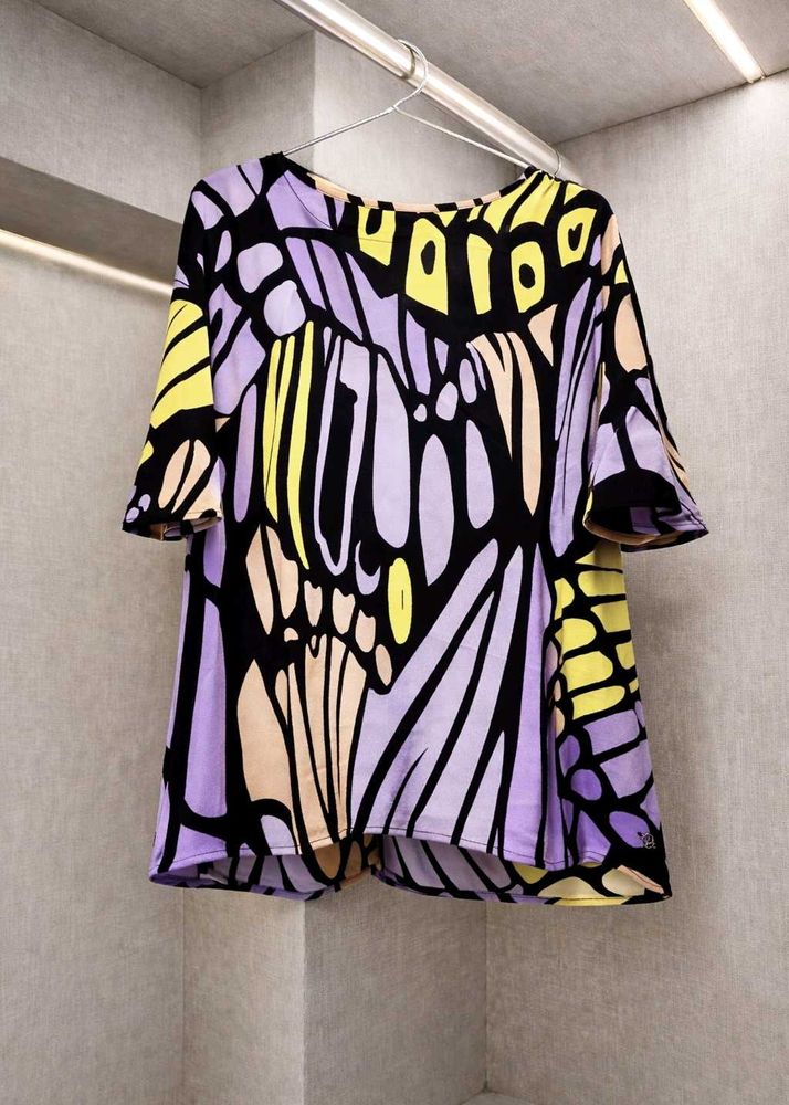 Allen Solly Abstract Butterfly Print Top