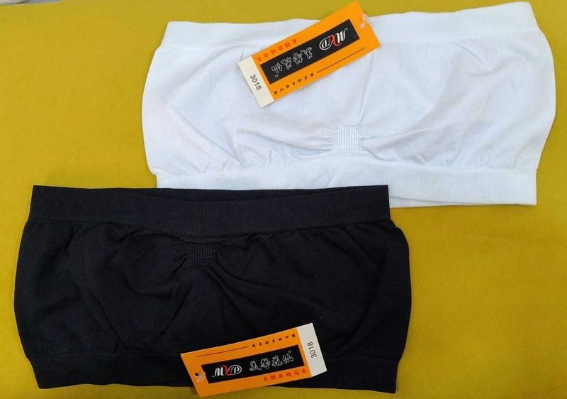 88 -- Strapless Bandeau Tops (Set of 2)