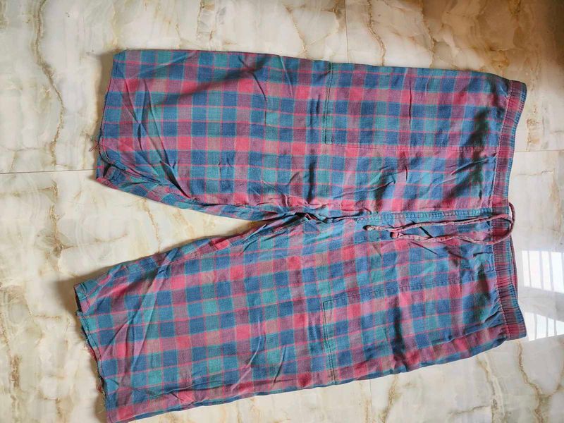 Checked Men's Shorts