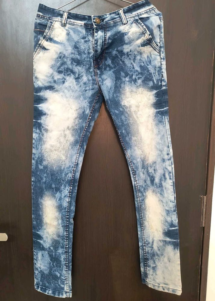 Trendy Tie-Dye Jeans