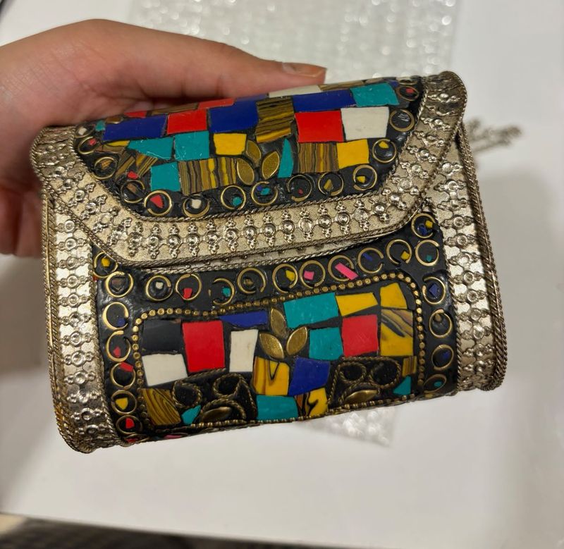 Boho Mosaic Clutch Bag